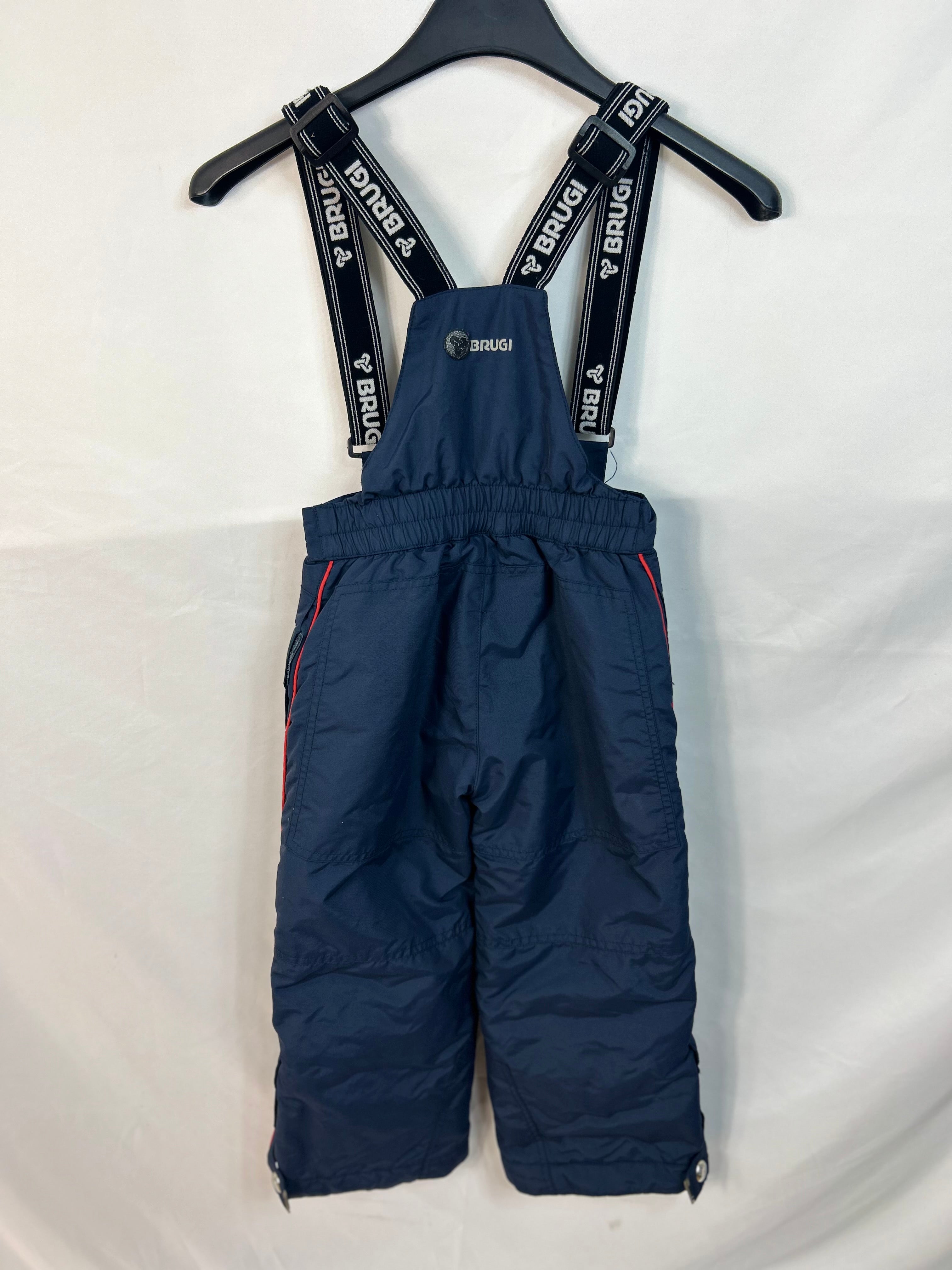 TAGLIA 3/4 ANNI - Pantalone con bretelle Brugi